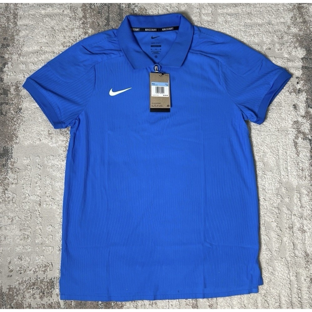 *NWT Nike Court Dri-fit ADV Slam Tennis Shirt 1/4 Zip Men Medium HQ0792-435 $105